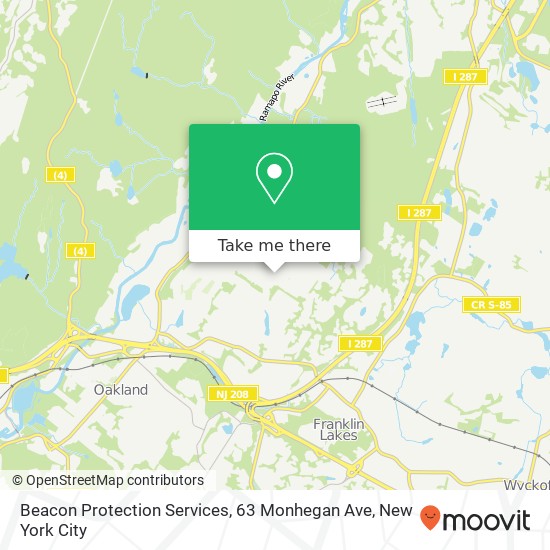 Mapa de Beacon Protection Services, 63 Monhegan Ave