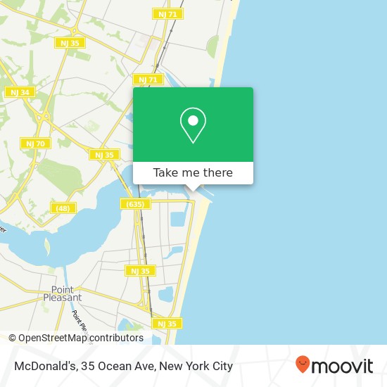 Mapa de McDonald's, 35 Ocean Ave