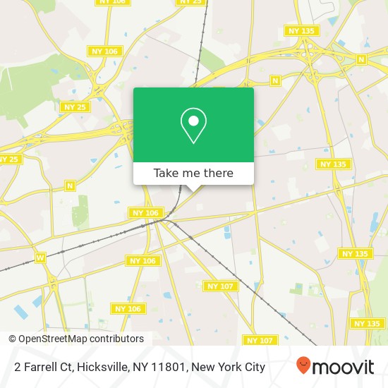 Mapa de 2 Farrell Ct, Hicksville, NY 11801