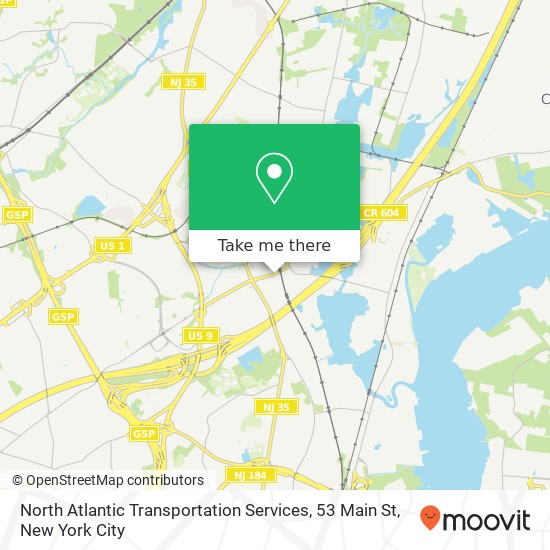 Mapa de North Atlantic Transportation Services, 53 Main St