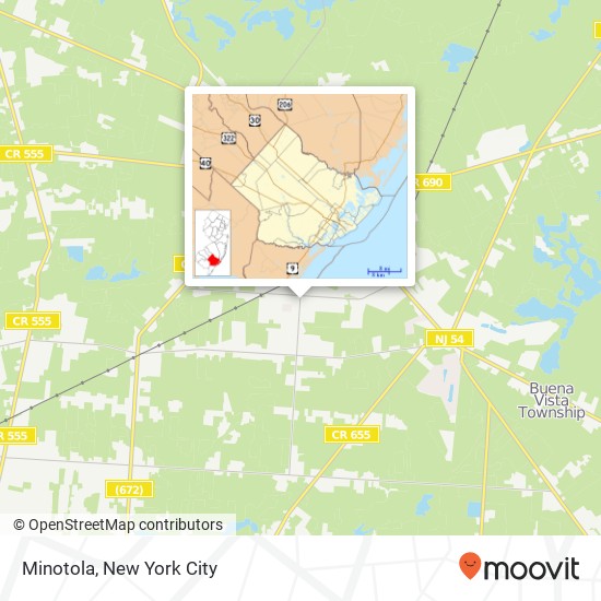 Minotola map