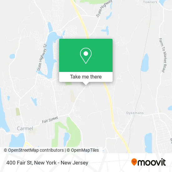 400 Fair St map