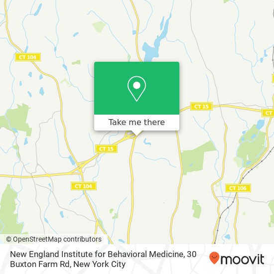 Mapa de New England Institute for Behavioral Medicine, 30 Buxton Farm Rd