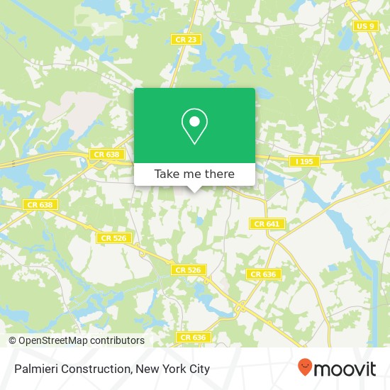 Mapa de Palmieri Construction