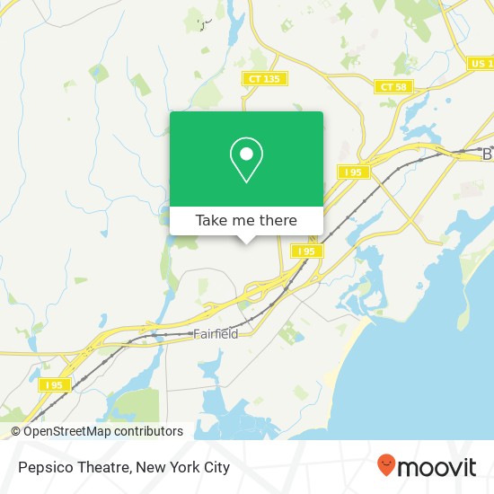 Mapa de Pepsico Theatre