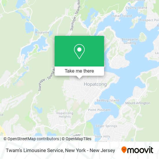 Mapa de Twam's Limousine Service