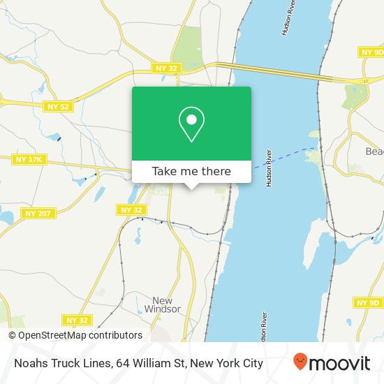 Noahs Truck Lines, 64 William St map