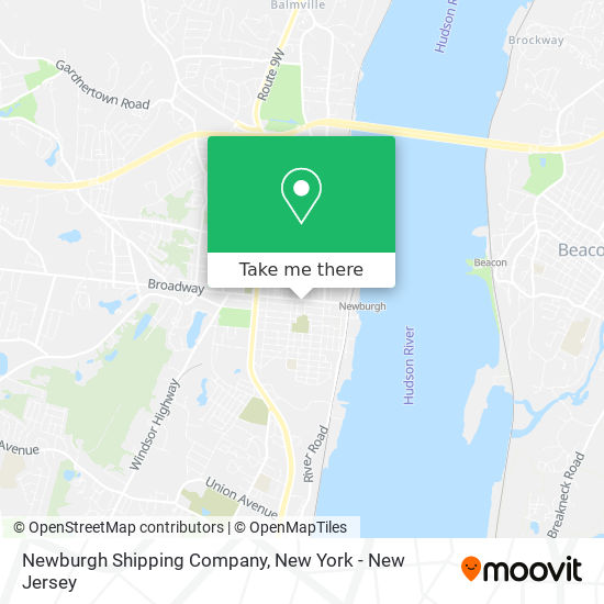 Mapa de Newburgh Shipping Company