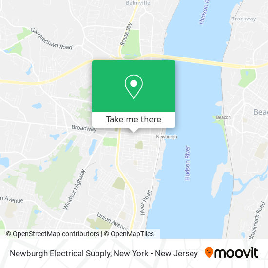 Mapa de Newburgh Electrical Supply