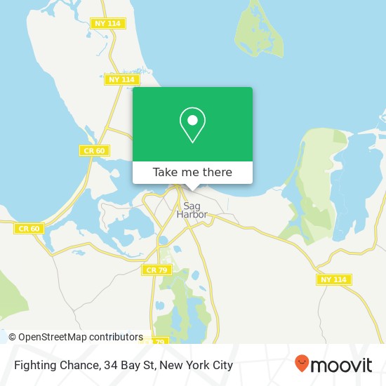 Mapa de Fighting Chance, 34 Bay St