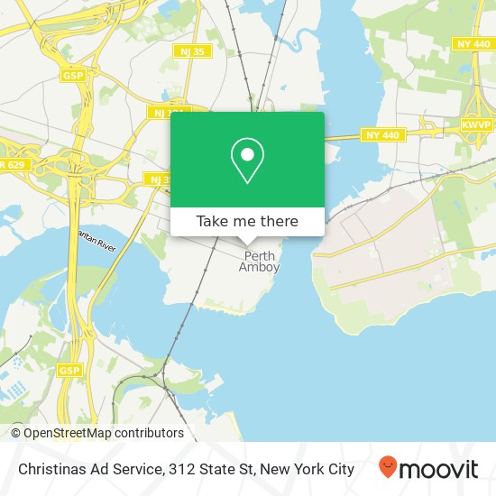 Mapa de Christinas Ad Service, 312 State St