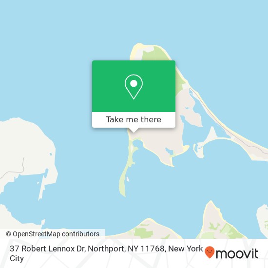 Mapa de 37 Robert Lennox Dr, Northport, NY 11768