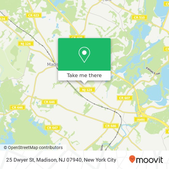 25 Dwyer St, Madison, NJ 07940 map