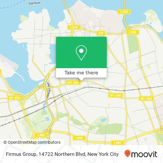 Mapa de Firmus Group, 14722 Northern Blvd