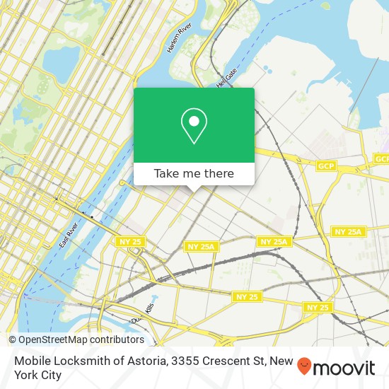 Mobile Locksmith of Astoria, 3355 Crescent St map