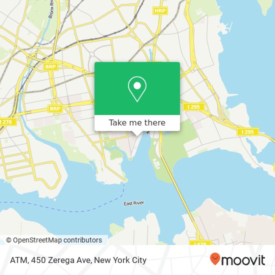 ATM, 450 Zerega Ave map