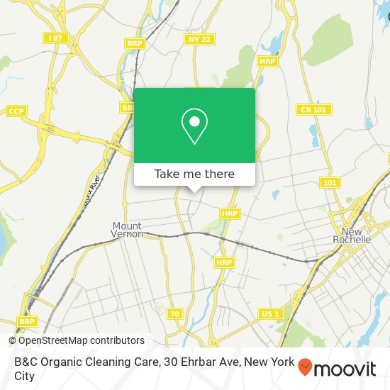 B&C Organic Cleaning Care, 30 Ehrbar Ave map