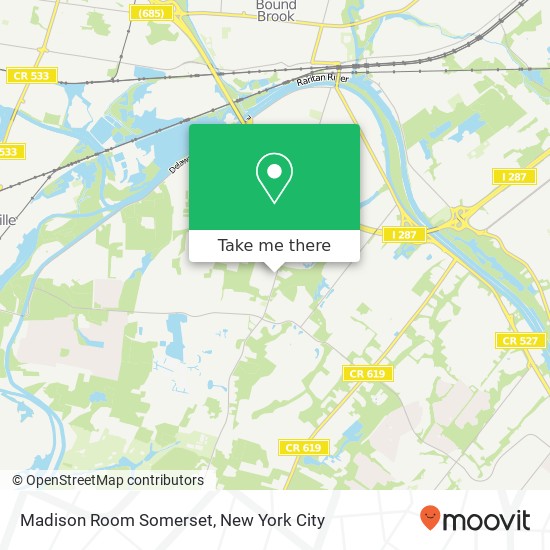 Mapa de Madison Room Somerset