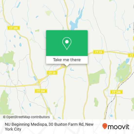 Mapa de NU Beginning Medispa, 30 Buxton Farm Rd