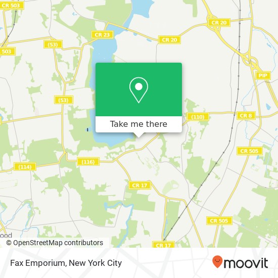 Fax Emporium map