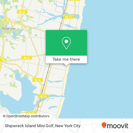 Mapa de Shipwreck Island Mini Golf