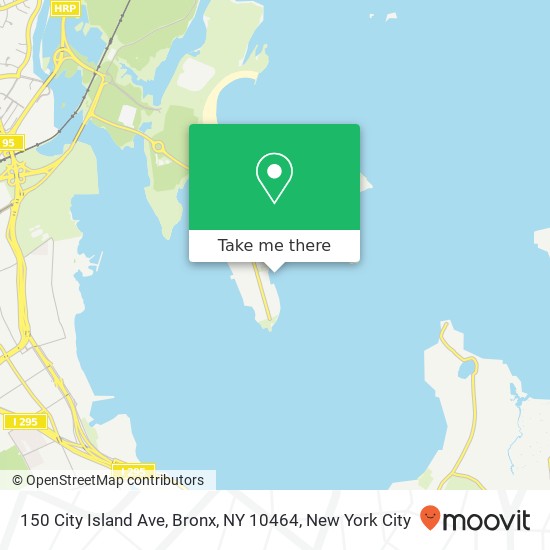 Mapa de 150 City Island Ave, Bronx, NY 10464