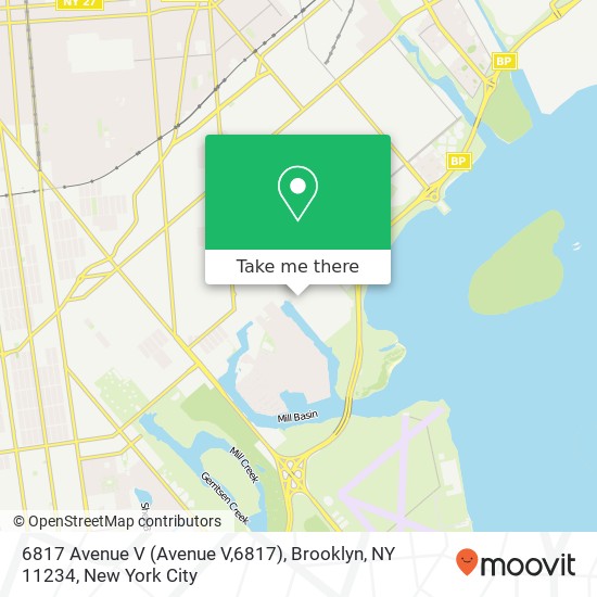 6817 Avenue V (Avenue V,6817), Brooklyn, NY 11234 map