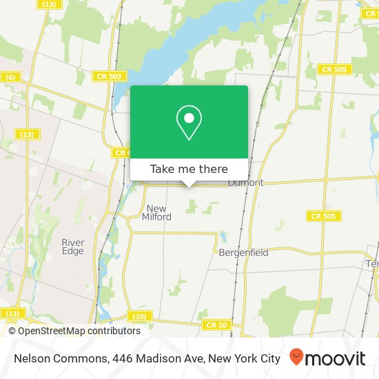 Mapa de Nelson Commons, 446 Madison Ave