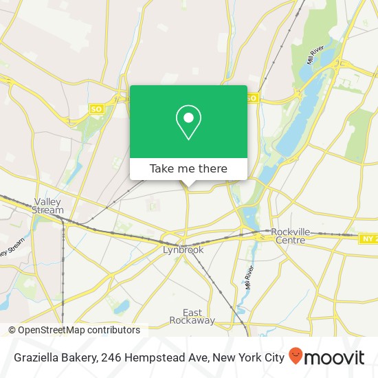 Graziella Bakery, 246 Hempstead Ave map