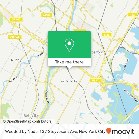 Mapa de Wedded by Nada, 137 Stuyvesant Ave