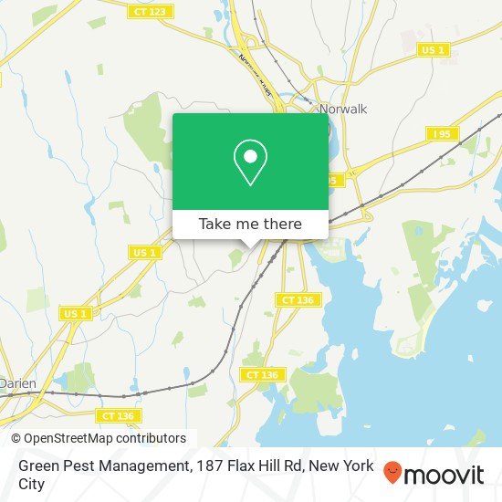 Green Pest Management, 187 Flax Hill Rd map