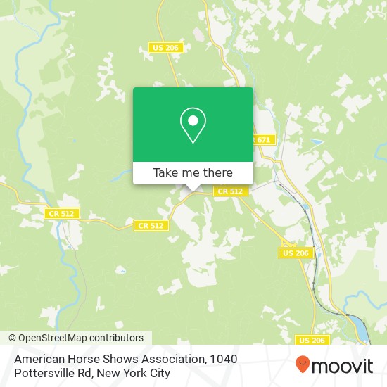 American Horse Shows Association, 1040 Pottersville Rd map