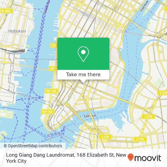 Long Giang Dang Laundromat, 168 Elizabeth St map