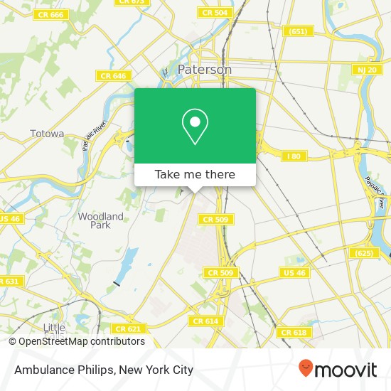 Ambulance Philips map