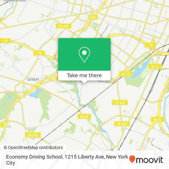 Economy Driving School, 1215 Liberty Ave map