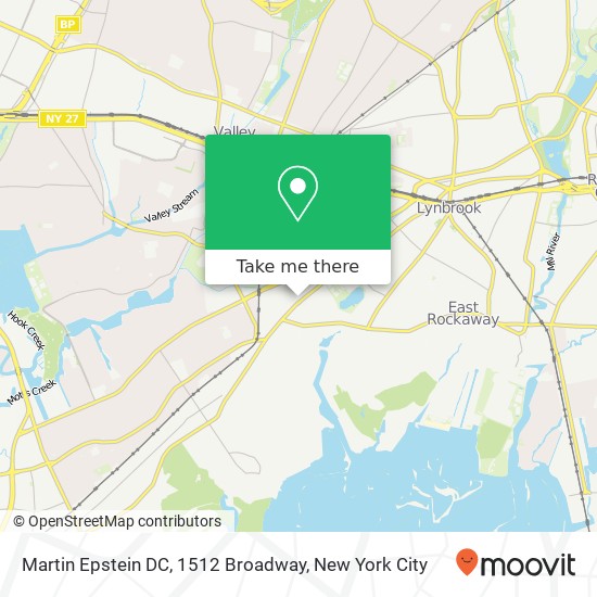 Martin Epstein DC, 1512 Broadway map