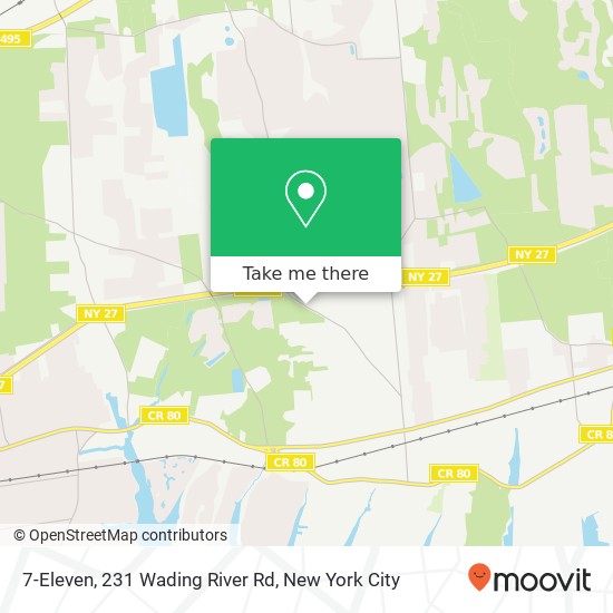 Mapa de 7-Eleven, 231 Wading River Rd