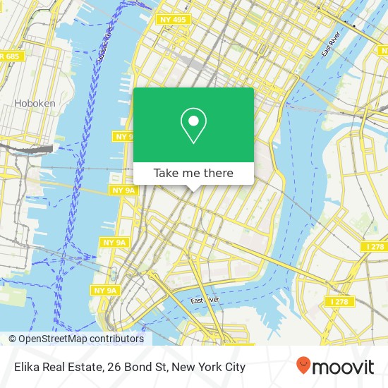 Elika Real Estate, 26 Bond St map