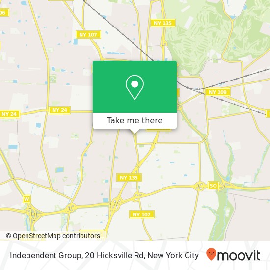 Independent Group, 20 Hicksville Rd map