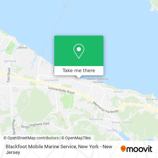 Blackfoot Mobile Marine Service map