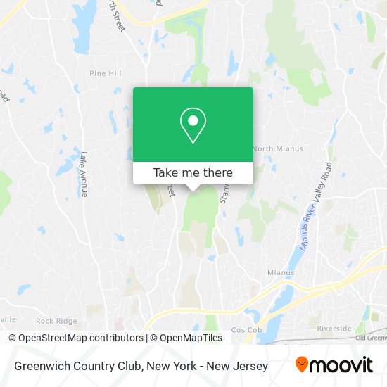 Greenwich Country Club map