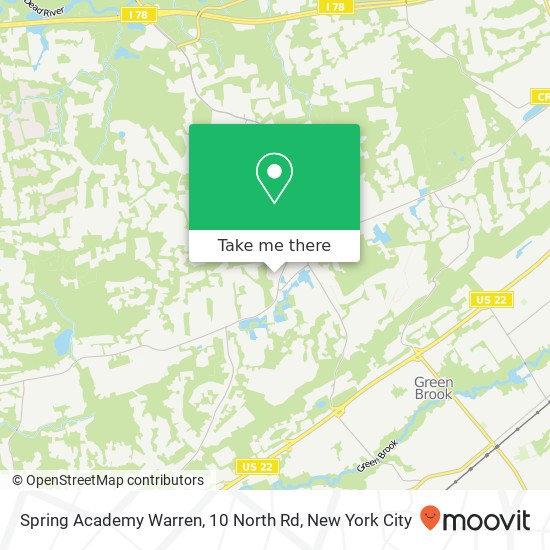 Spring Academy Warren, 10 North Rd map