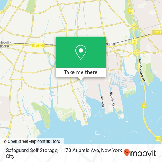 Safeguard Self Storage, 1170 Atlantic Ave map