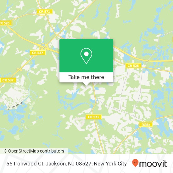 55 Ironwood Ct, Jackson, NJ 08527 map
