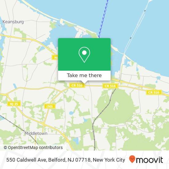 550 Caldwell Ave, Belford, NJ 07718 map