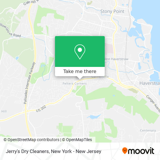 Jerry's Dry Cleaners map