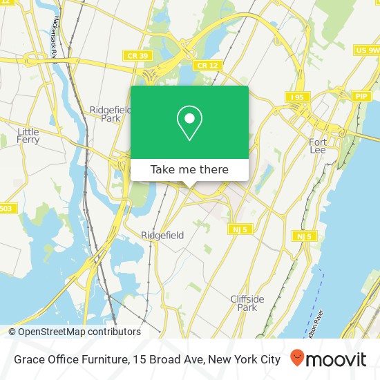 Grace Office Furniture, 15 Broad Ave map