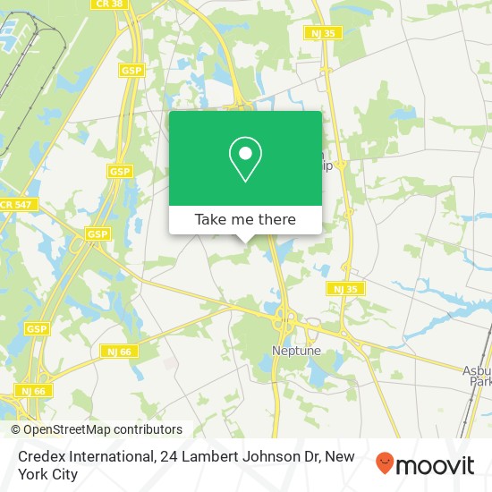 Credex International, 24 Lambert Johnson Dr map