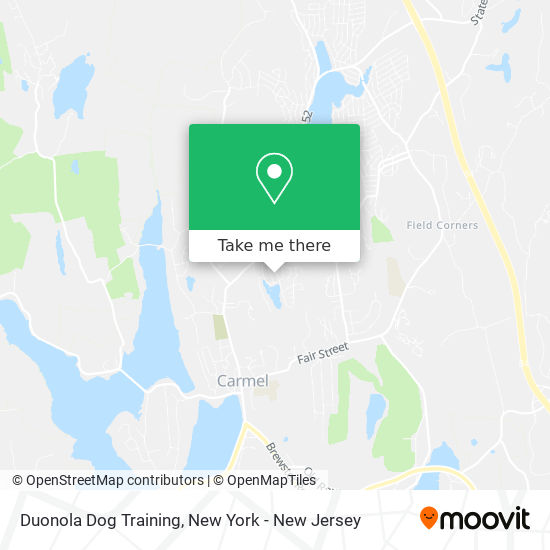 Duonola Dog Training map