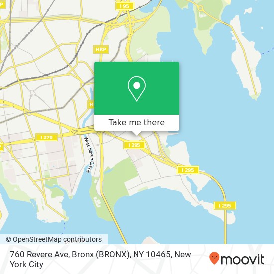 760 Revere Ave, Bronx (BRONX), NY 10465 map